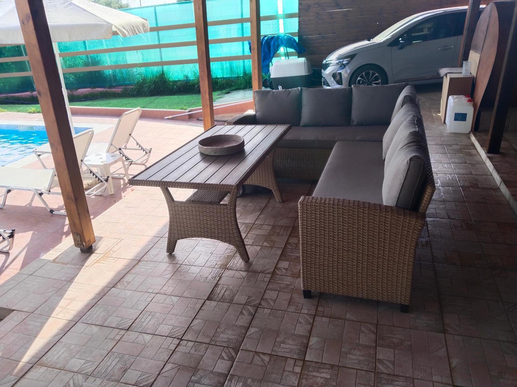 Maria Lemoni Swimming Pool Apartment Nea Skioni Exterior foto